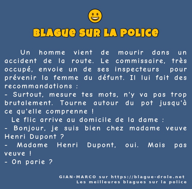   Un homme vient de mourir dans un accident...