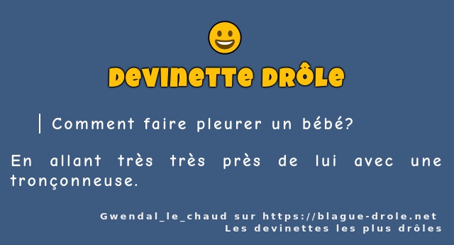 Comment faire pleurer un bébé ?