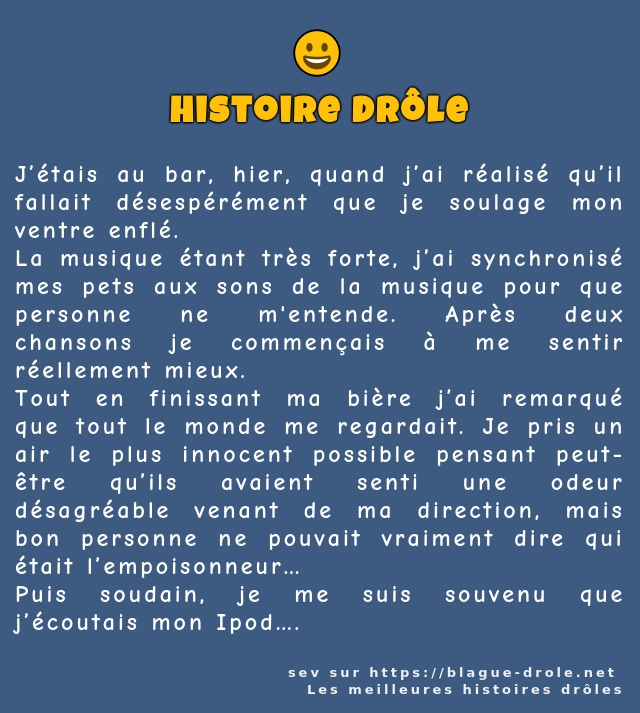 J’étais au bar, hier, quand j’ai réalisé...