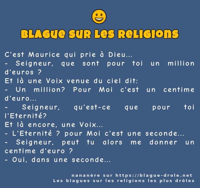 C'est Maurice qui prie à Dieu...