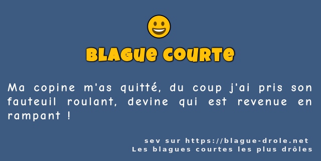 Ma copine m'as quitté, du coup j'ai pris son...