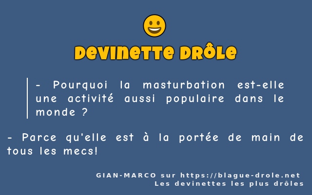 Pourquoi la masturbation est-elle une...
