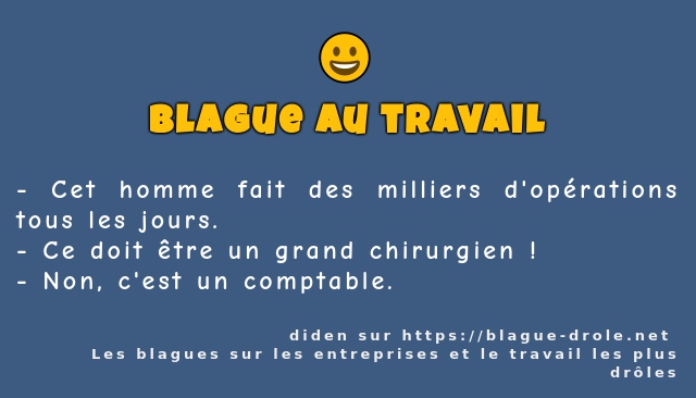 Cet homme fait des milliers d'opérations...