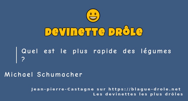 Quel est le plus rapide des légumes ?