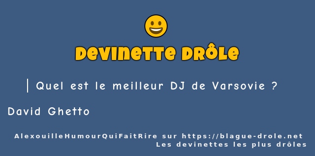 Quel est le meilleur DJ de Varsovie ?