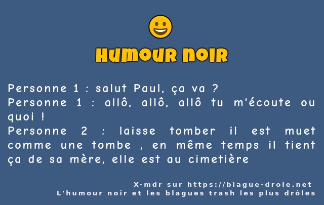Personne 1 : salut Paul, ça va ?