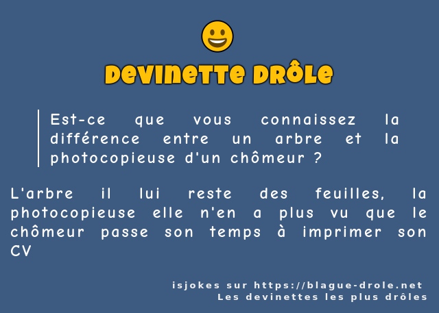 Est-ce que vous connaissez la différence...