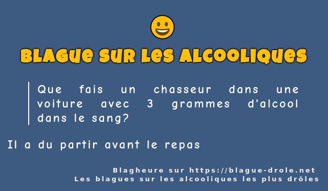 Que fais un chasseur dans une voiture avec 3...