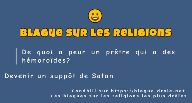 De quoi a peur un prêtre qui a des...