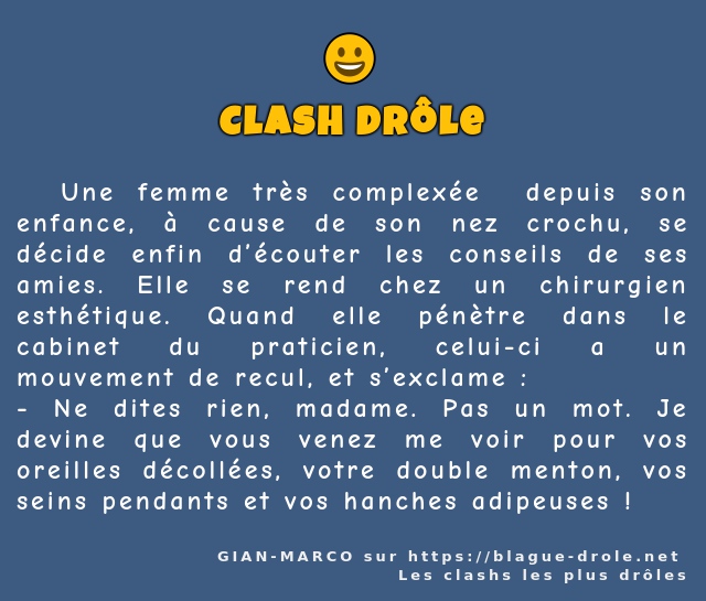   Une femme très complexée  depuis son...