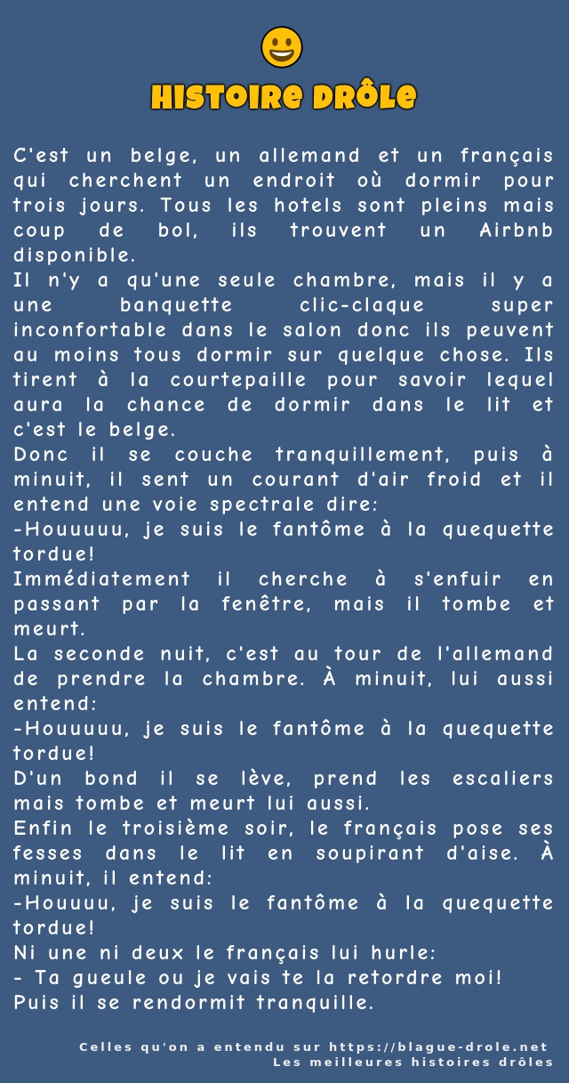 C'est un belge, un allemand et un français...