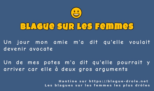 Un jour mon amie m'a dit qu'elle voulait...
