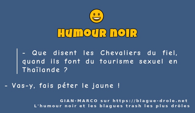 Que disent les Chevaliers du fiel, quand ils...