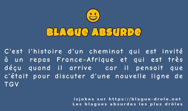 C'est l'histoire d'un cheminot qui est...