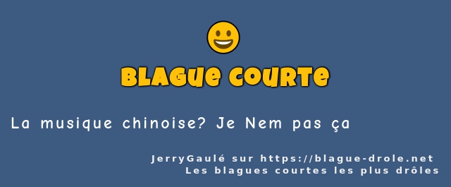 La musique chinoise? Je Nem pas ça 