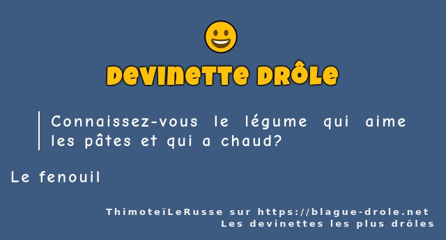 Connaissez-vous le légume qui aime les pâtes...