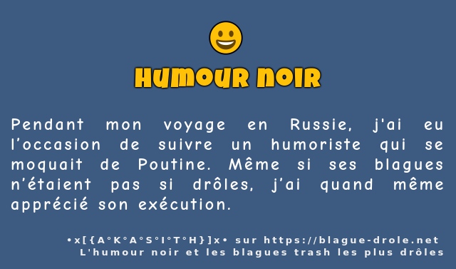 Pendant mon voyage en Russie, j'ai eu...