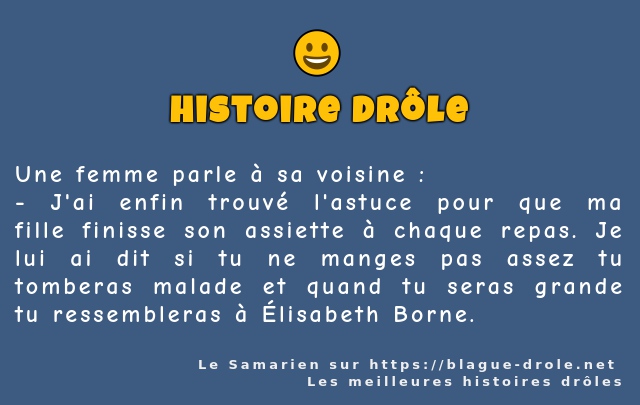 Une femme parle à sa voisine :