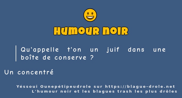 Qu'appelle t'on un juif dans une boîte de...