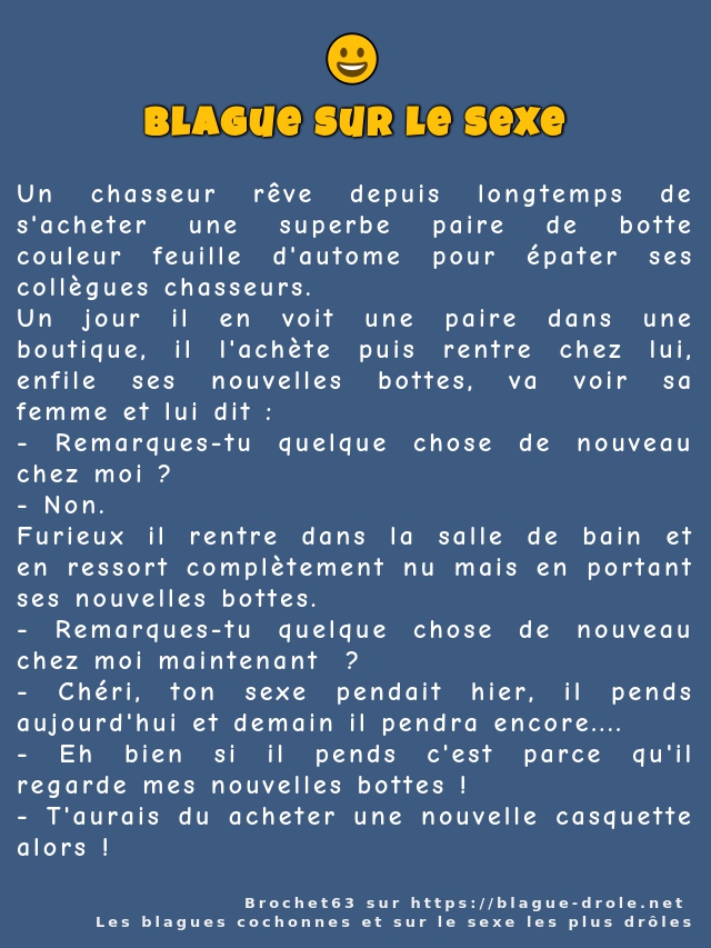 Un chasseur rêve depuis longtemps de...