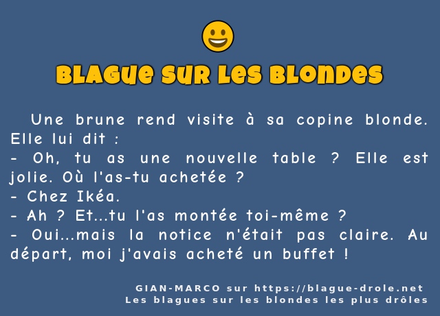   Une brune rend visite à sa copine blonde....