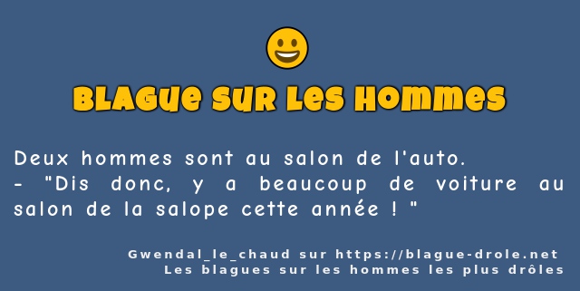 Deux hommes sont au salon de l'auto.
