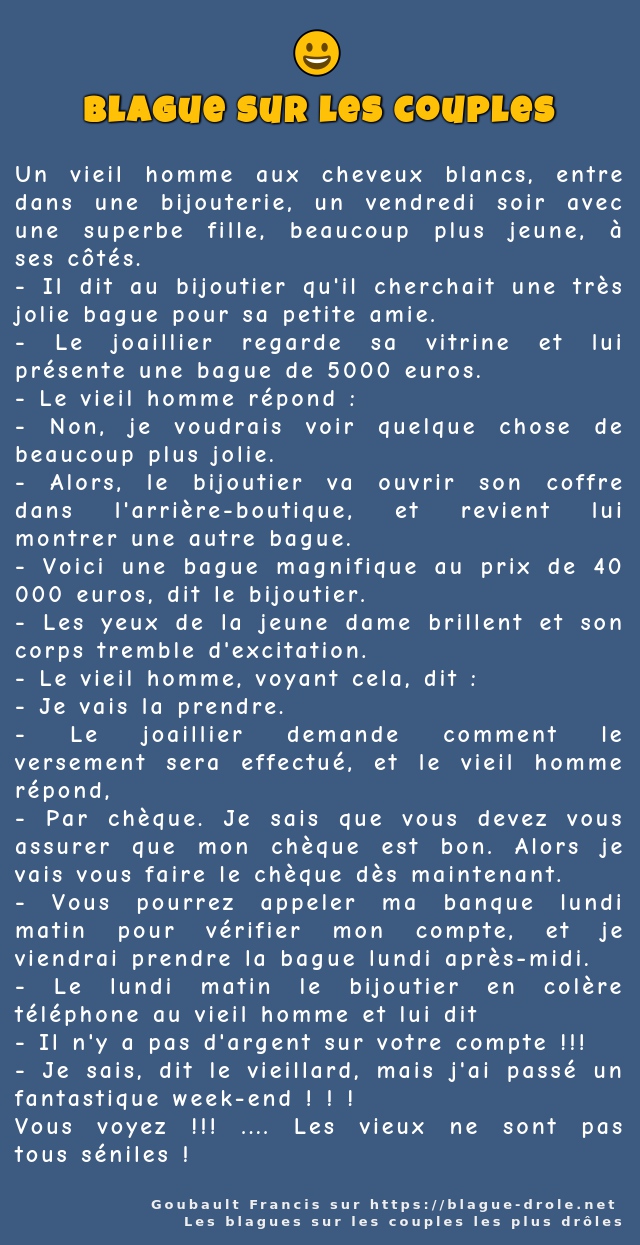 Un vieil homme aux cheveux blancs, entre...