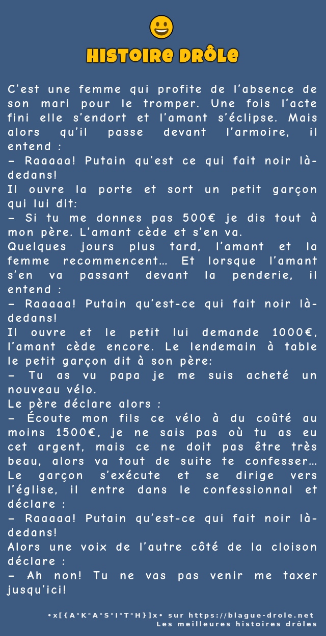 C’est une femme qui profite de l’absence de...