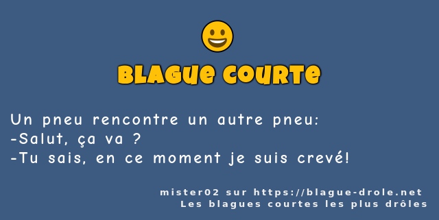Un pneu rencontre un autre pneu: