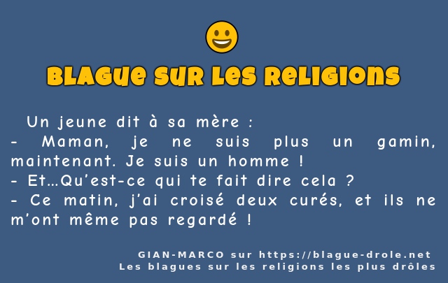   Un jeune dit à sa mère :