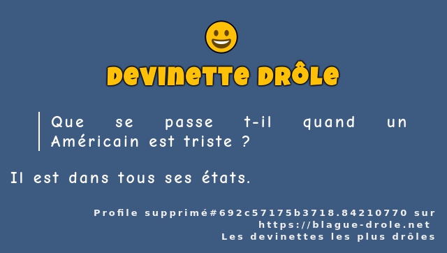 Que se passe t-il quand un Américain est...
