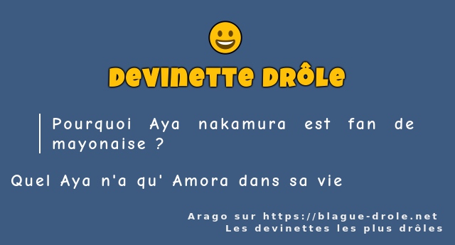Pourquoi Aya nakamura est fan de mayonaise ?