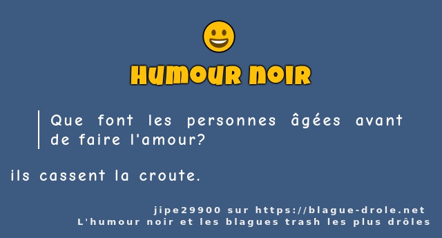 Que font les personnes âgées avant de...