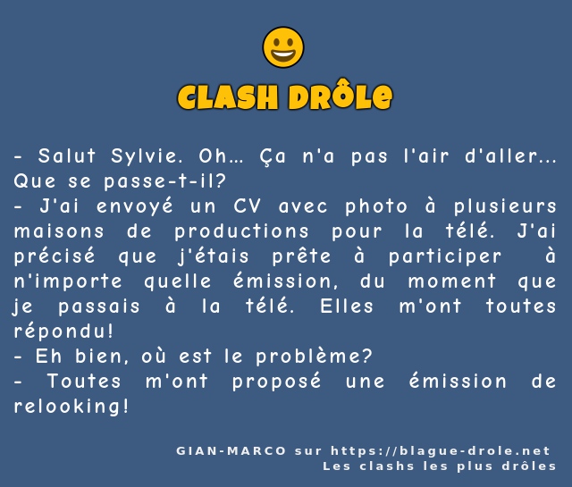 Salut Sylvie. Oh… Ça n'a pas l'air...