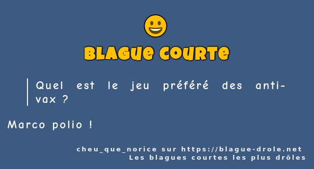 Quel est le jeu préféré des anti-vax ?