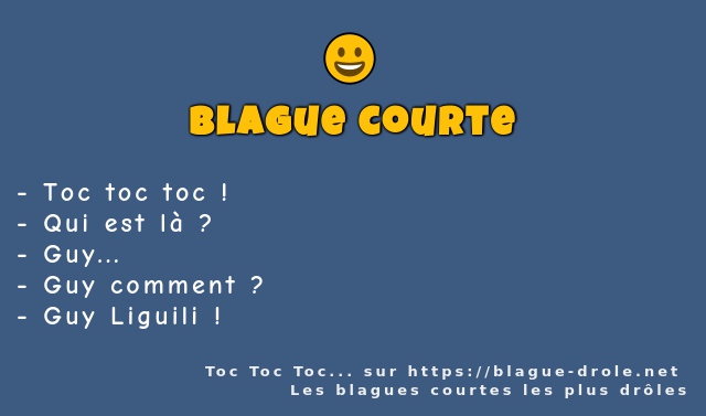 Toc toc toc ! 