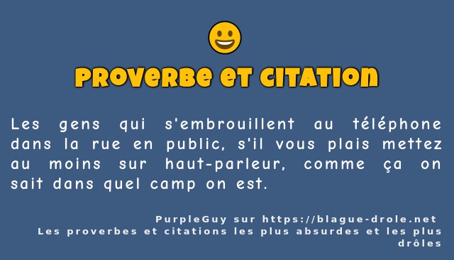 Les gens qui s'embrouillent au téléphone...
