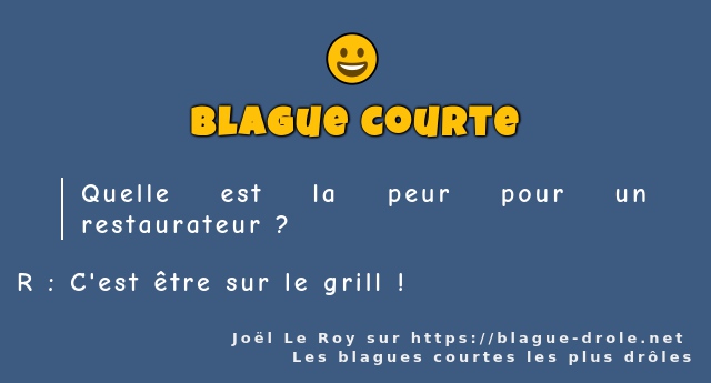 Quelle est la peur pour un restaurateur ?