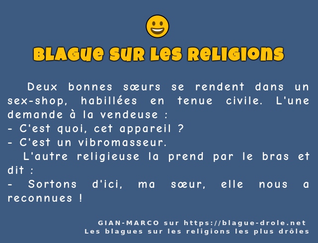   Deux bonnes sœurs se rendent dans un...