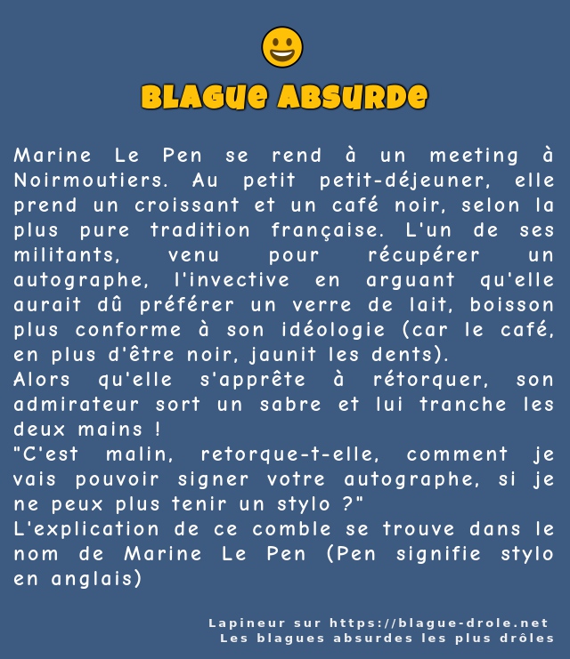 Marine Le Pen se rend à un meeting à...