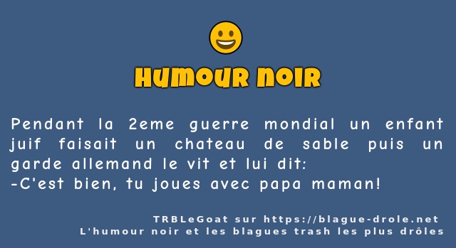 Pendant la 2eme guerre mondial un enfant...