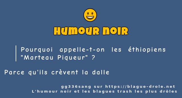 Pourquoi appelle-t-on les éthiopiens Marteau...