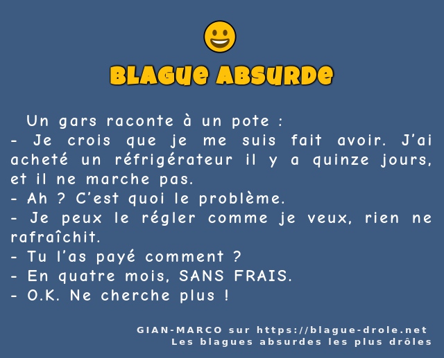   Un gars raconte à un pote :