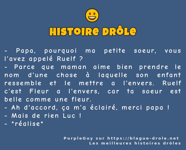 Papa, pourquoi ma petite soeur, vous l'avez...