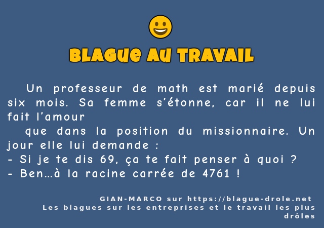   Un professeur de math est marié depuis six...