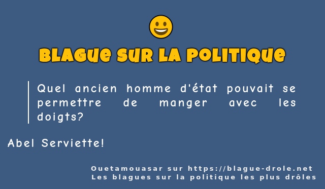 Quel ancien homme d'état pouvait se...