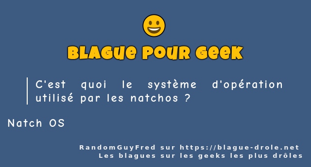 C'est quoi le système d'opération utilisé...
