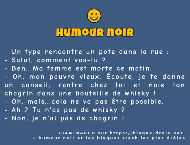   Un type rencontre un pote dans la rue :