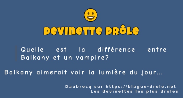 Quelle est la différence entre Balkany et un...