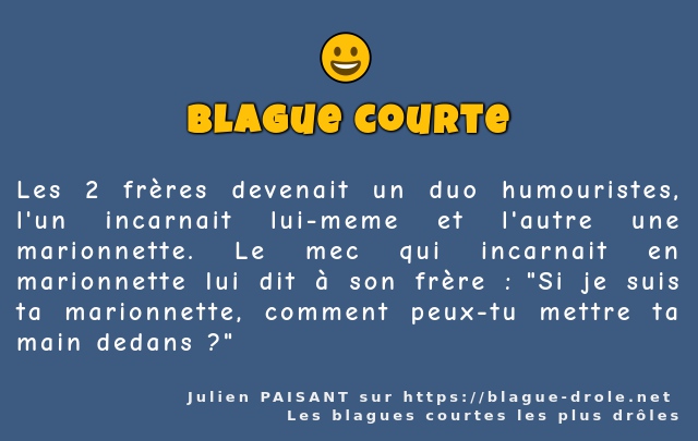 Les 2 frères devenait un duo humouristes,...